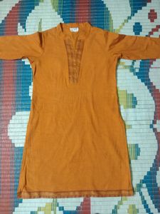 Brand-mothers earth- Orange kurta