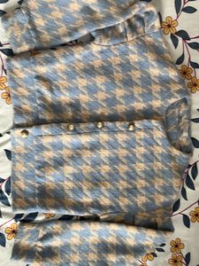 Houndstooth Blue Jacket