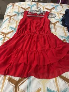 Red Party Wear Dress