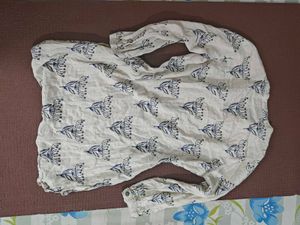 Floral Print Tunic Top Ethnic