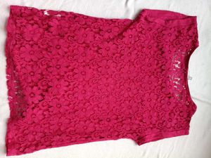Pink Sequin T-Shirt