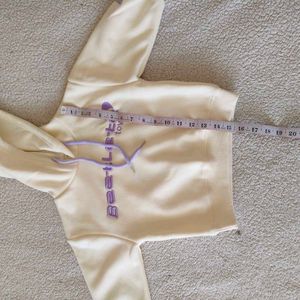 Comfortable Cream Hoodie &amp; Lilac Cargo Pants Set