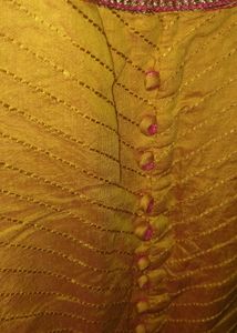 Golden Yellow Beautiful Anarkali Set