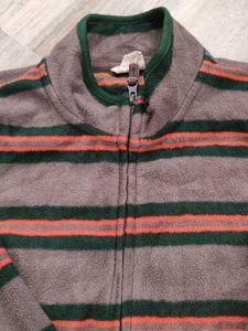 Striped Fleece Jacket