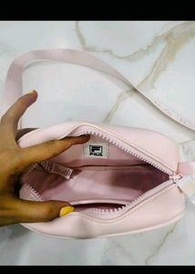 Pink Fila Crossbody Bag