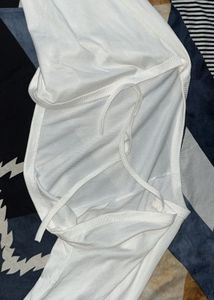 White Cropped Bolero Top