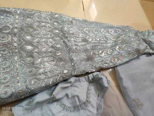 Elegant Grey Lehenga Choli Set
