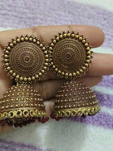 Beautiful Jhumka Earrings set of three