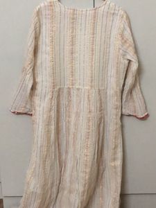 Embellished Striped Kurta