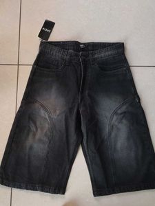 Shein Black Denim Shorts