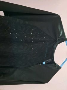 Elegant Black Embellished burqa