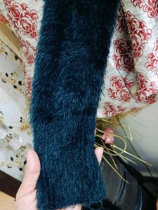 CHNEE Fluffy Knit Dress for winter