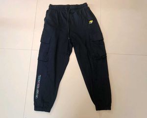 Women’s Black Cargo Joggers