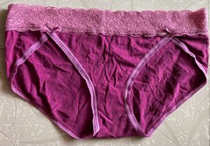 New Cotton Panty with Lace Waistband