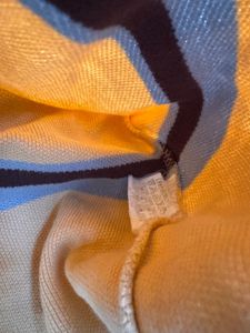 Men's Striped Quarter-Zip Sweater