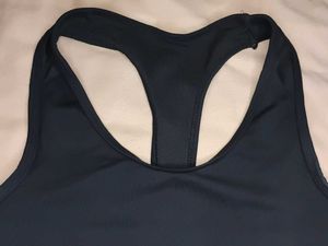 Black Sports Bra Non Padded