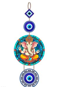 Ganesha Evil Eye Wall Hanging Decor