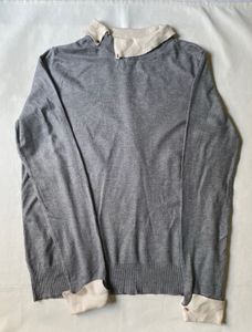 Gray Knit Sweater