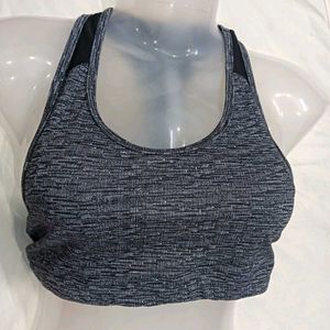 🪔 Marled Grey Sports Bra