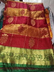 Red & Gold Kanjivaram Saree