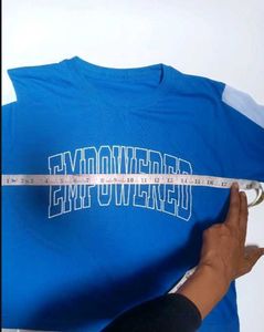 Cute Blue and White Baby Tee