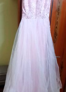 Beautiful Pink Embroidered Gown