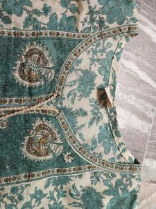 Boho Floral Print Short Kurti