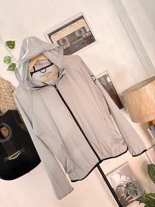Calvin Klein Light Grey Hooded Jacket