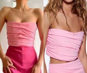 Original Zara Baby Pink Tube Corset