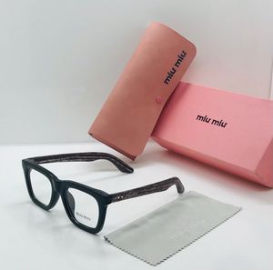 Miu- Miu Black Rectangular Eyeglasses