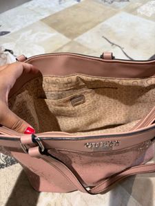 Guess Pink Tote Bag