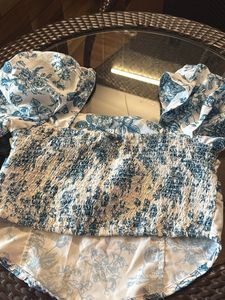 Chic Floral Print Top
