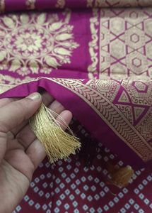 Elegant Purple Banarasi Saree