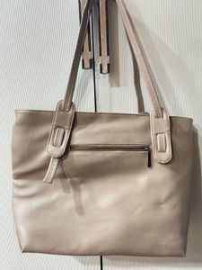 Stylish Beige Prada Tote Bag