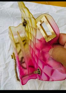  Lulu &amp; Sky Quilted Chain Bag For