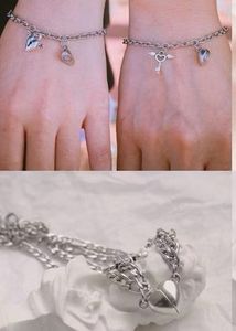 Cute Charm half heart silver🩷