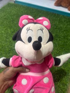 Minnie Mouse Plush Doll - Pink Polka Dots