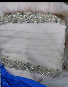 Imported From Abraod Hand Work Bridal Gown Of Peac