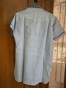 Striped Short Sleeve cotton  Kurta
