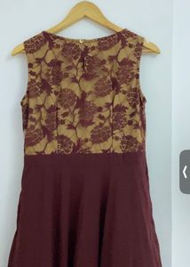 Elegant Lace Overlay Dress