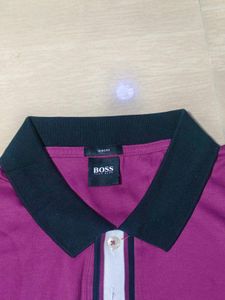 new Hugo Boos maroon colour tshirt