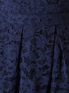 Navy Blue Dress With Back Cutout