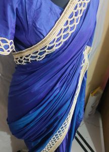 shinning 🌟 magic silk fabric shin like purple an