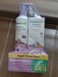 Mamaearth Rosemary anti hair fall combo