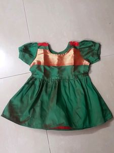 3 To 8 Month Baby Ethnic Wear Frock