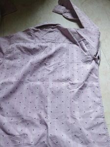Men's Pink Printed Casual Shirt