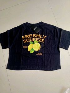 SHEIN Graphic Print Crop T-Shirt