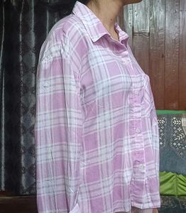 Plaid lavender shirt