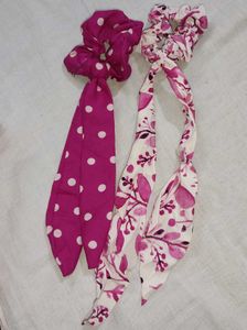 Hair Scrunchies with Ties