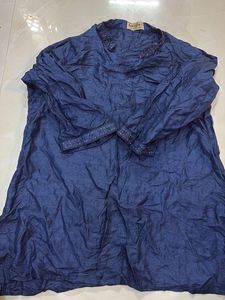 Beautiful Blue Embellished Kurta